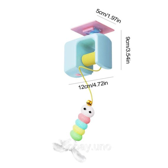Игрушка для котов на присоске Pet Toy Ball 1490 ∙ Интерактивная игрушка Pet Toy Ball 1490 для кошек с автоматическим движением | Зображення 4