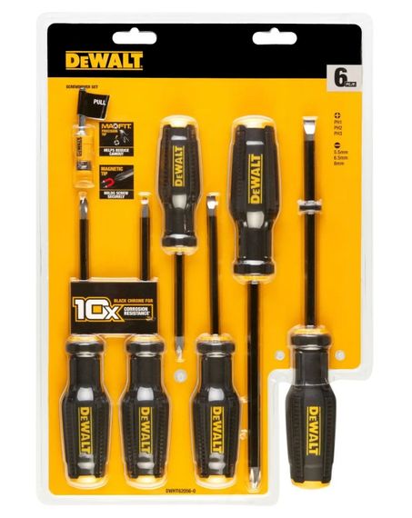 Викрутковий набір DeWALT TOUGHSERIES MAX FIT 6 шт. (DWHT62056-0) | Зображення 1