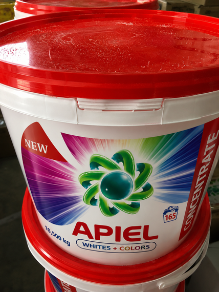 🟢 Стиральный порошок Apiel Whites + Colors 10 кг (130 стирок) 📦 Концентрированный | Для белой и цветной одежды