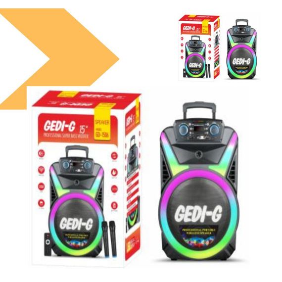 Колонка GD-1506 Потужний звук з глибокими басами XPRO GD-1506 (47260-1506_4141) | Зображення 1