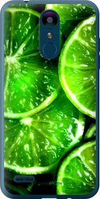 Чохол на LG K8 2018 Зелені часточки лимона "852u-1384-2448"