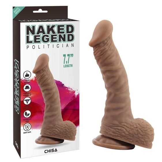 Фаллоимитатор - Naked Legend Politician 7.7" Brown sexstyle