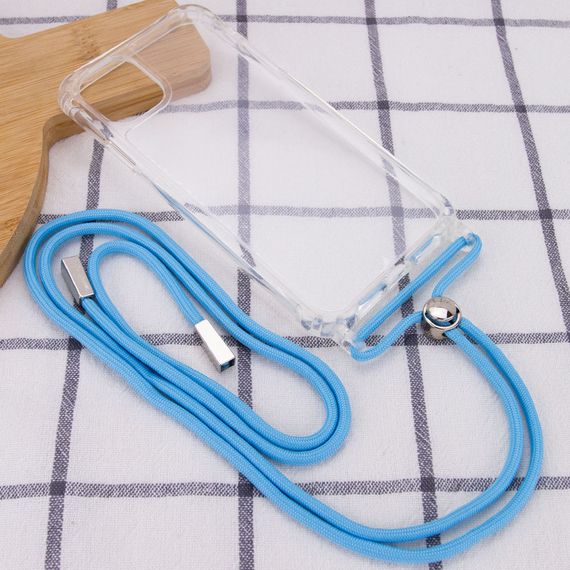 Чохол TPU Crossbody Transparent для Apple iPhone 12 Pro Max (6.7") | Зображення 2