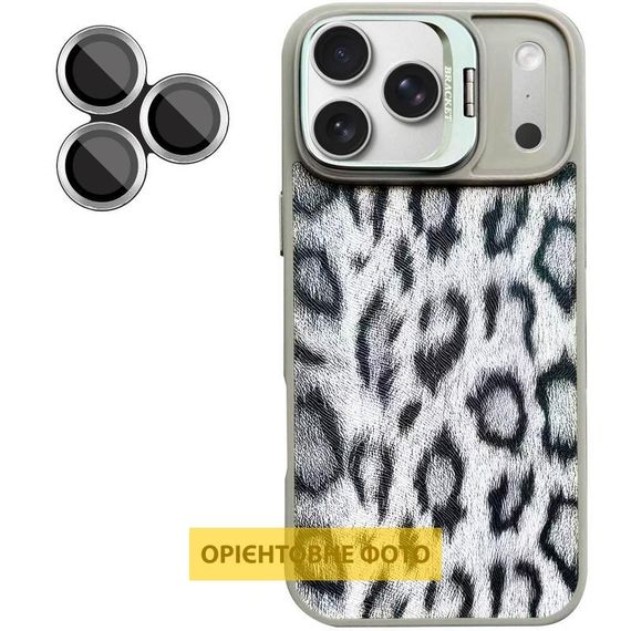 Чохол TPU+PC Wild Leopard with MagSafe and Lens для Apple iPhone 17 Air (6.5") Grey | Зображення 3