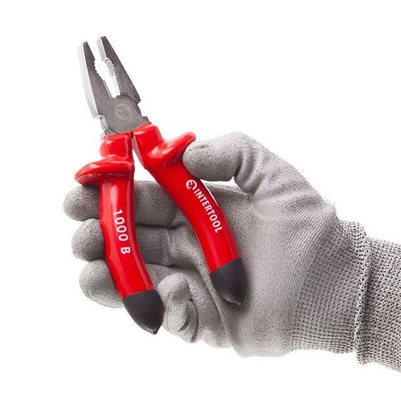 Плоскогубці 160 мм, діелектричні, Cr-V INTERTOOL NT-0312 | Зображення 4