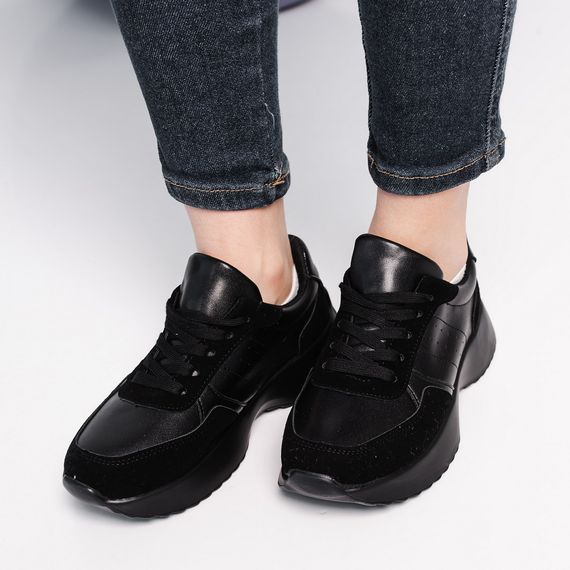 Кроссовки женские Fashion Chris 3894 38 размер 24 см Черный | Зображення 4