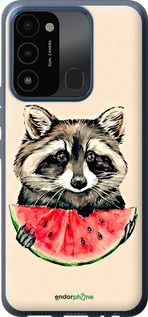 Чохол на Tecno Spark 8C KG5k Єнотик з кавуном "4605u-2680-2448"