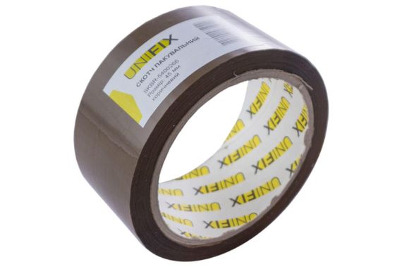 Стрічка клейка упаковкова коричнева 45 мм*200м SKBR-5400266 UNIFIX SKBR-5400266 | Зображення 3