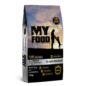 Сухий корм MyFood Суперпреміум Light для стерилізованих собак з Ягням і Рисом 12 кг
