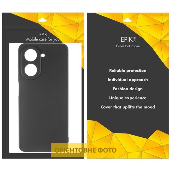 Чохол TPU Epik Black Full Camera для Infinix Hot 60i / 60 Чорний | Зображення 1