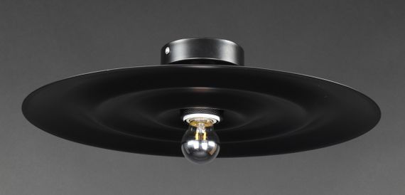 Люстра стельова на 1 лампочку 27311 Чорний 10х40х40 см.