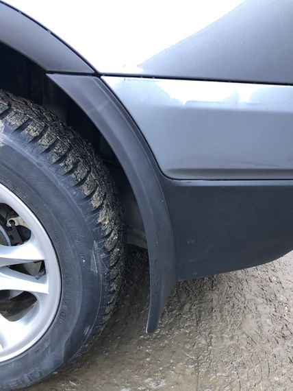 Бризковики з порогами (4 шт) для BMW X3 E-83 2003-2010 рр | Зображення 5