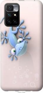 Чехол на Xiaomi Redmi 10 Геккончик из пластика FCh_022464