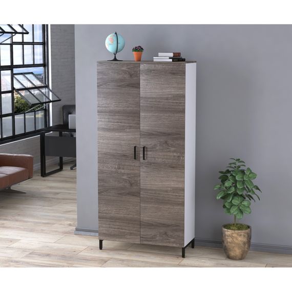 Шкаф офисный Loft Design LT-900-1900 белый дуб палена | Зображення 5