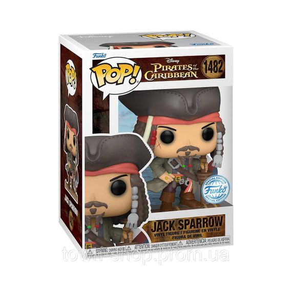 Игровая фигурка Funko POP! серии Пираты Карибского моря - Джек Воробей | Зображення 2