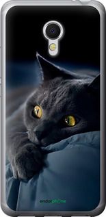 Чохол на Meizu MX6 Димчастий кіт "825t-259-2448"