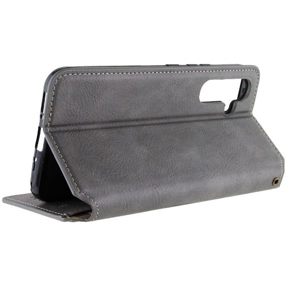 Шкіряний чохол-книжка GETMAN Cubic (PU) для Samsung Galaxy A36 5G / A56 5G Сірий | Зображення 5