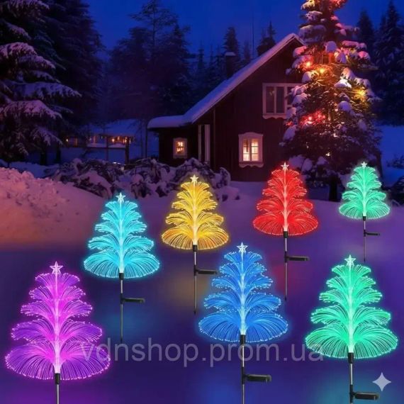 Садовий світильник "Ялинка" сонячна панель, комплект з 2х штук SFK-45 | Зображення 3