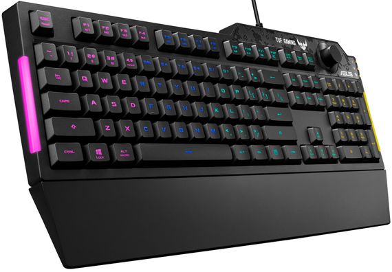 Клавіатура мембранна ASUS TUF Gaming K1 90MP01X0-BKMA00 | Зображення 1