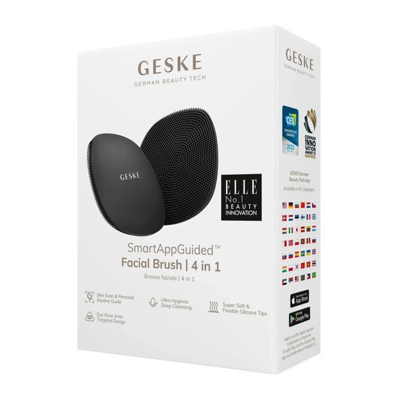 Щітка для обличчя GESKE Facial Brush 4в1 gray | Зображення 7