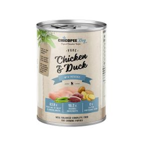 Консервы Chicopee (Чикопи) Dog Junior Pure Chicken & Duck 400 гр х 6 шт для щенков курица с уткой