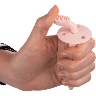 Детская зубная щетка Canpol babies с ограничителем - розовая (51/500_pin) | Зображення 1