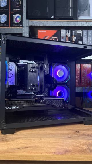 Збірка під замовлення: ігровий ПК AeroCool P300C-G-BK-v1 Tower / AMD Ryzen 7 7700 (8 (16) ядер по 3.8 - 5.3 GHz) / 32 GB DDR5 / 2000 GB SSD M.2 / AMD Radeon RX 9060 XT, 16 GB GDDR6, 128-bit / 750W | Зображення 3