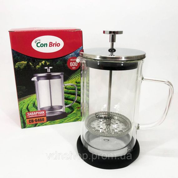 Елегантний прес для чаю, Френч-прес місткий, Оригінальний заварник для чаю Прес-заварник LV-60 | Зображення 2