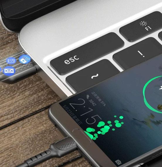 USB кабель Kaku KSC-111 USB - Micro USB 1m - Black | Зображення 5