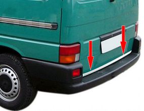 Накладка на кромка багажника (нерж) Carmos, Ляда - 1 двері для Volkswagen T4 Caravelle/Multivan