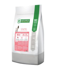 Корм Nature's Protection Long hair сухой для длинношерстных котов 18 кг
