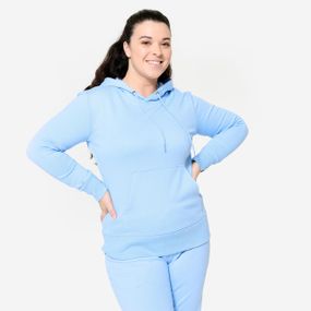 Худі жіноче світло-блакитне - 2XL
