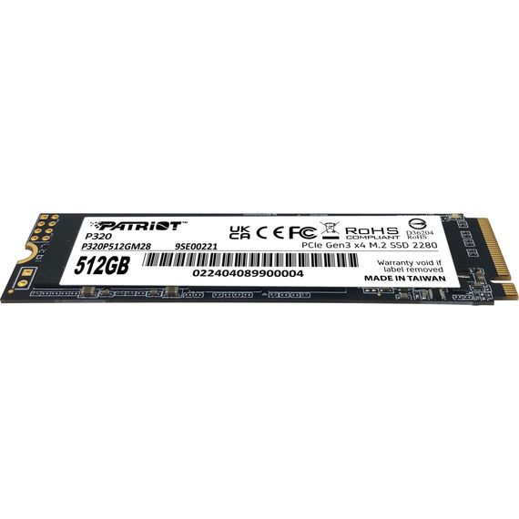 Накопичувач SSD M.2 2280 512GB Patriot (P320P512GM28) | Зображення 3