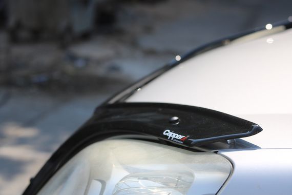 Дефлектор капоту (EuroCap) для Honda Civic Sedan IX 2011-2016 рр | Зображення 3