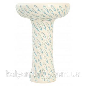 Чаша для кальяну ETNA Phunnel Cut Glaze White