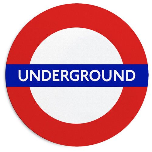 Килимок для мишки круглий Underground 20 см (RKYL_23F069)