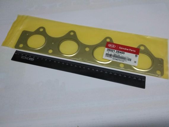 Прокладка колектора випускного Hyundai/KIA 1.4 G4FA, MOBIS (285212B400) (28521-2B400) | Зображення 1