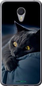Чохол на Meizu M3 Note Димчастий кіт "825t-256-2448"