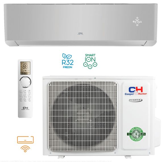 Кондиционер Cooper&Hunter SUPREME (SILVER) R32 CH-S24FTXAM2S-SC | Зображення 1