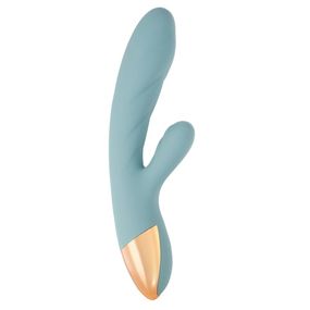 Кролик вібратор з функцією нагрівання +10 режимів вібрації Sweet Em Velvet Lure, блакитний Sex Aura