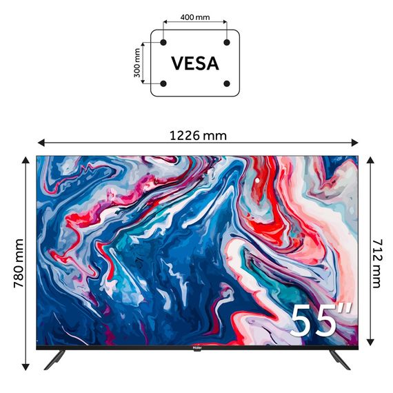 Телевізор Haier H55K801UG | Зображення 2