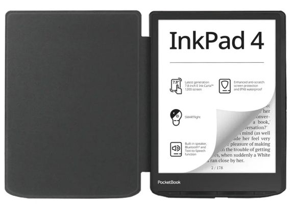 Чехол обложка Primolux TPU для электронной книги PocketBook 743 InkPad 4 - Black | Зображення 1