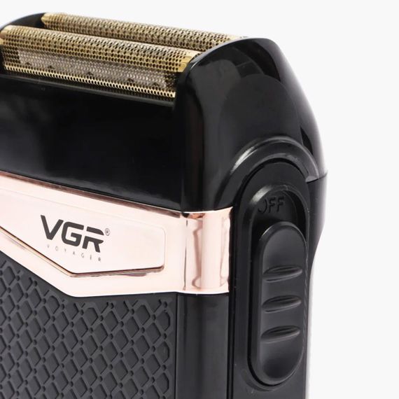 Електробритва акумуляторна для сухого та вологого бриття, V-331 / Потужний шейвер бритва / Тример для стрижки бороди | Зображення 7