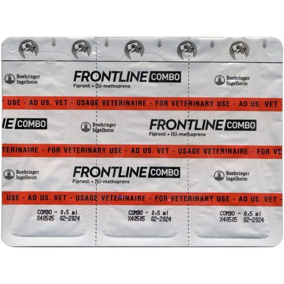 Frontline Combo (Фронтлайн Комбо) Boehringer Ingelheim капли от блох и клещей для котов и хорьков, 3 пип | Зображення 2