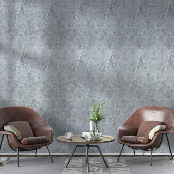 Шпалери на самоклейці 2800х500х1,5мм Сірий мармур (D) SW-00001414 | Зображення 5