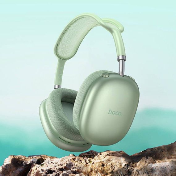 Беспроводные наушники HOCO W55 Pleasing BT headphones Green | Зображення 3