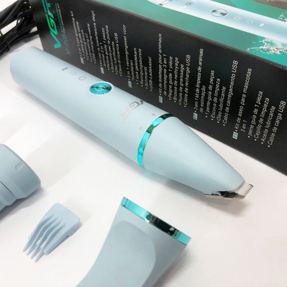 Аккумуляторная машинка для стрижки животных VGR 3 в 1 V-205 CH-56 | Зображення 1