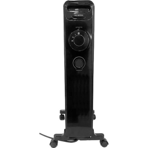 Обігрівач масляний KUMTEL KUM-1240S Black 2500 Вт чорний | Зображення 1