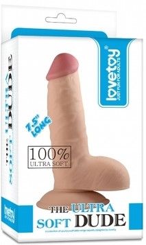 Фалоімітатор - The Ultra Soft Dude 7.5" Sex Aura | Зображення 2