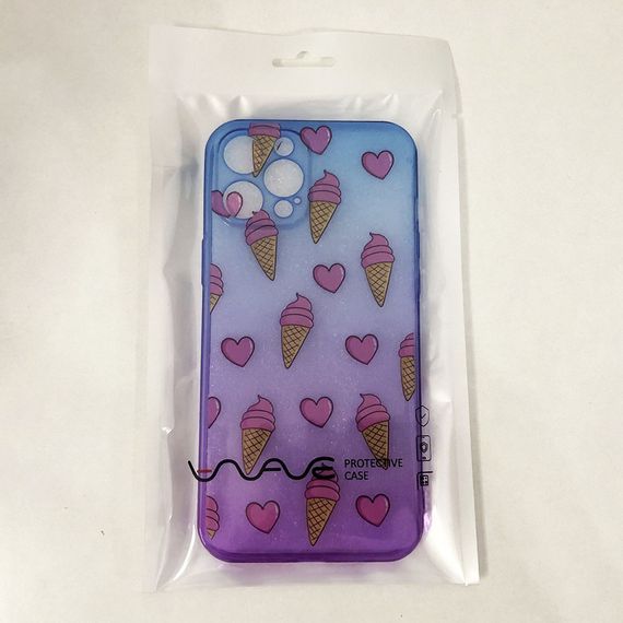 Чохол для Iphone 12 Pro Max рожево-синій Морозиво PF-94 | Зображення 1